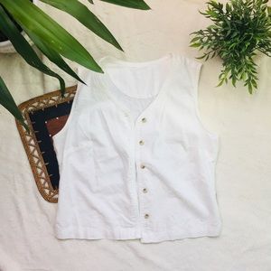 •Columbia Linen Vest•